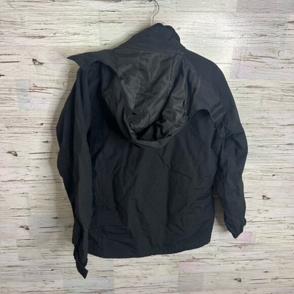 Eddie Bauer black jacket hooded size large  women’s - Picture 9 of 9